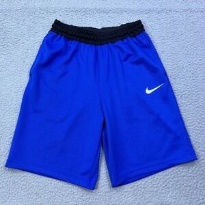 Nike Spotlight Basketball Shorts Mens M Blue Dri-Fit Icon Training 10"‎ AR5668